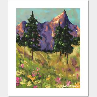 Landscape painting Posters and Art